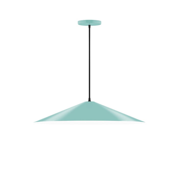 Axis Vessel 24" Pendant Light in Sea Green