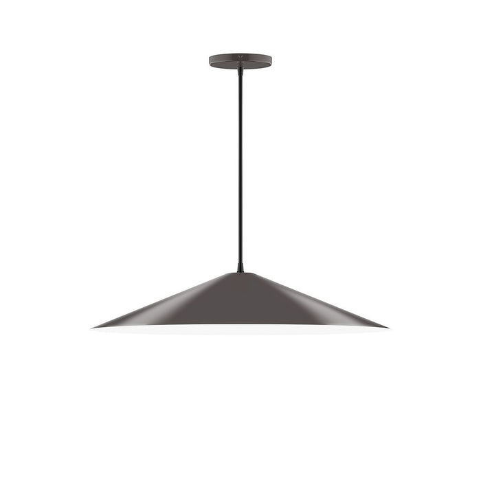 Axis Vessel 24" LED Pendant Light in Architectural Bronze