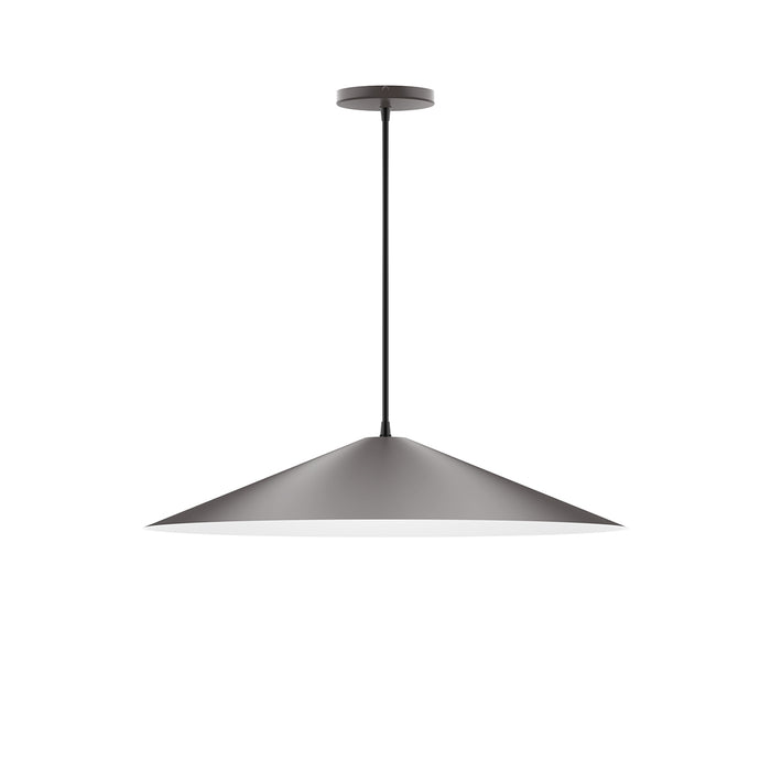 Vessel 24" LED Pendant in Bronze Matte | Montclair Light Works