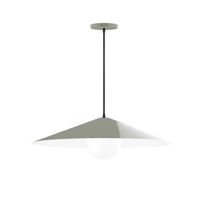 Vessel 24" Pendant in Moss Green | Montclair Light Works