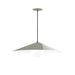 Vessel 24" Pendant in Moss Green | Montclair Light Works