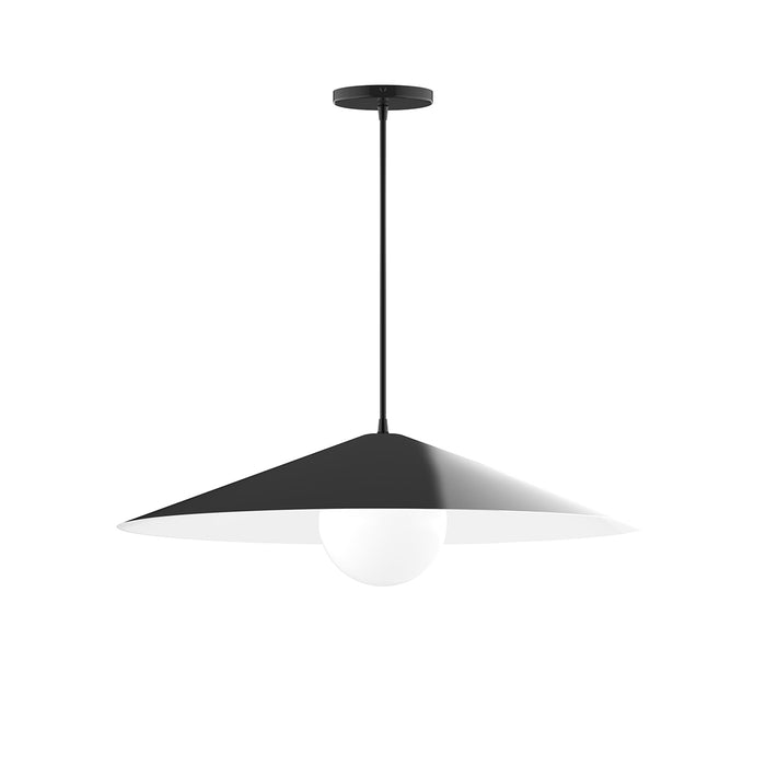 Vessel 24" Pendant in Black | Montclair Light Works