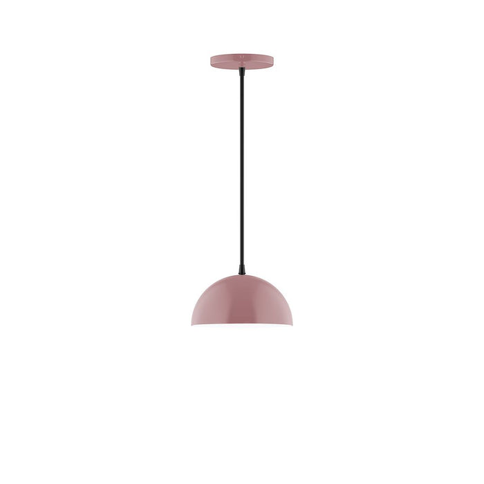 Axis Arcade 8" LED Pendant Light in Mauve