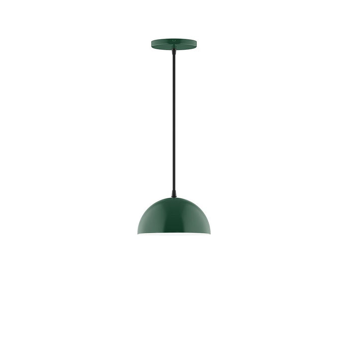 Axis Arcade 8" LED Pendant Light in Forest Green