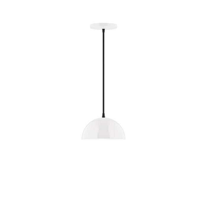 Axis Arcade 8" Pendant Light in White