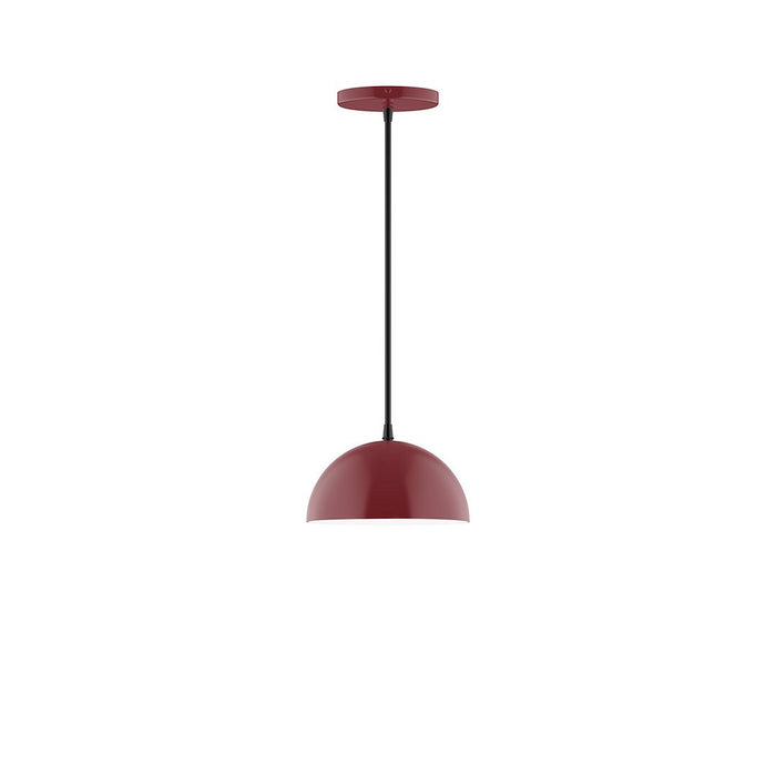 Axis Arcade 8" LED Pendant Light in Barn Red