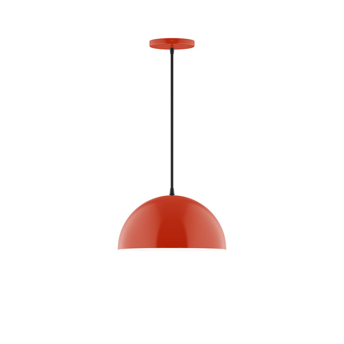 Arcade 12" Pendant in Vermillion | Montclair Light Works