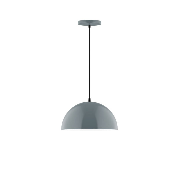 Axis Arcade 12" LED Pendant Light in Slate Gray