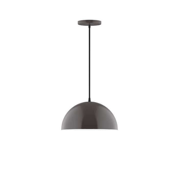 Axis Arcade 12" LED Pendant Light in Architectural Bronze