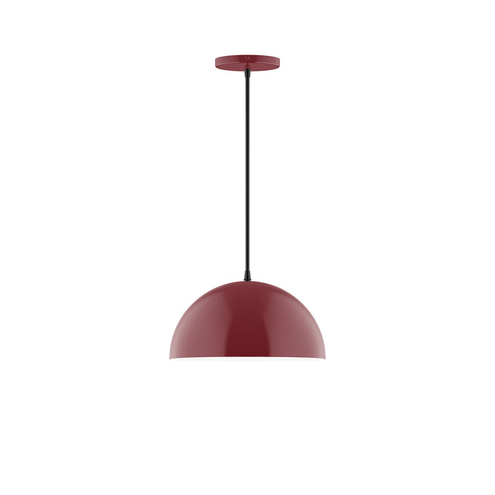 Arcade 12" Pendant in Barn Red | Montclair Light Works