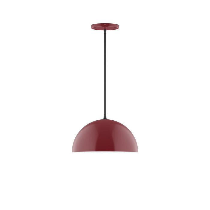 Axis Arcade 12" LED Pendant Light in Barn Red