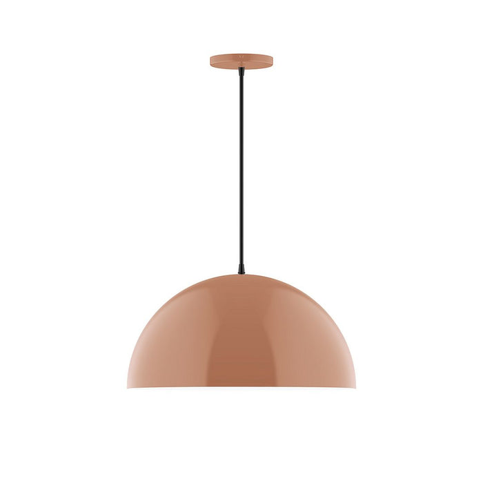 Axis Arcade 18" LED Pendant Light in Terracotta