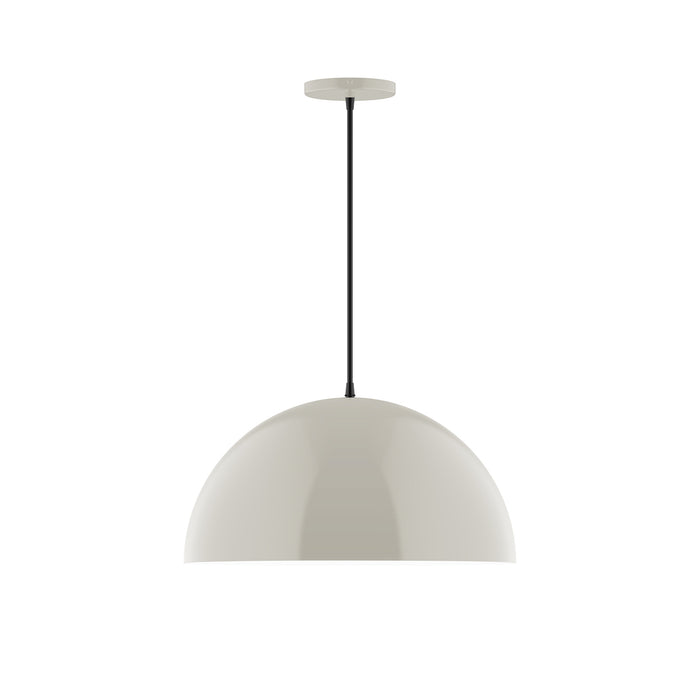 Arcade 18" LED Pendant in Silk Gray | Montclair Light Works
