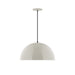 Arcade 18" LED Pendant in Silk Gray | Montclair Light Works