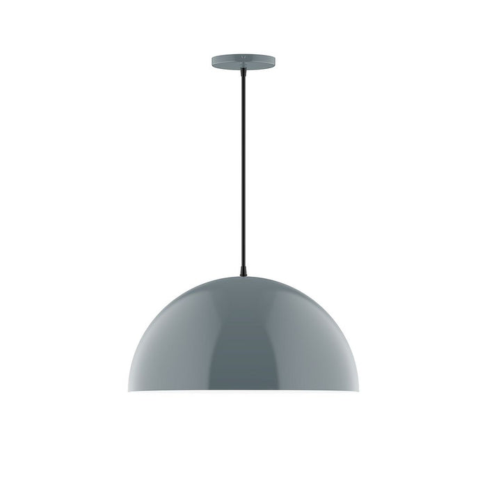 Axis Arcade 18" LED Pendant Light in Slate Gray