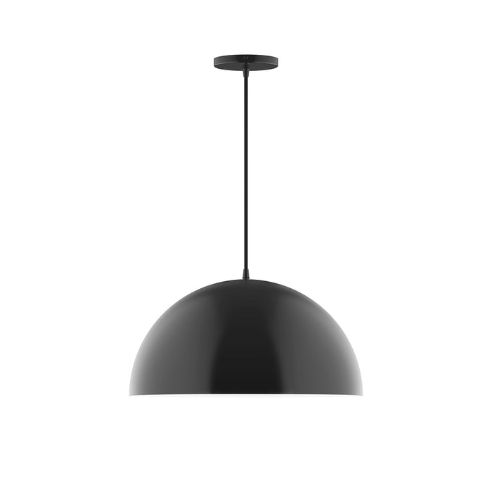 Arcade 18" Pendant in Black | Montclair Light Works