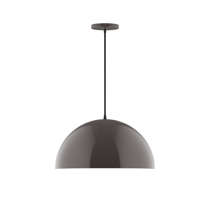 Axis Arcade 18" LED Pendant Light in Architectural Bronze