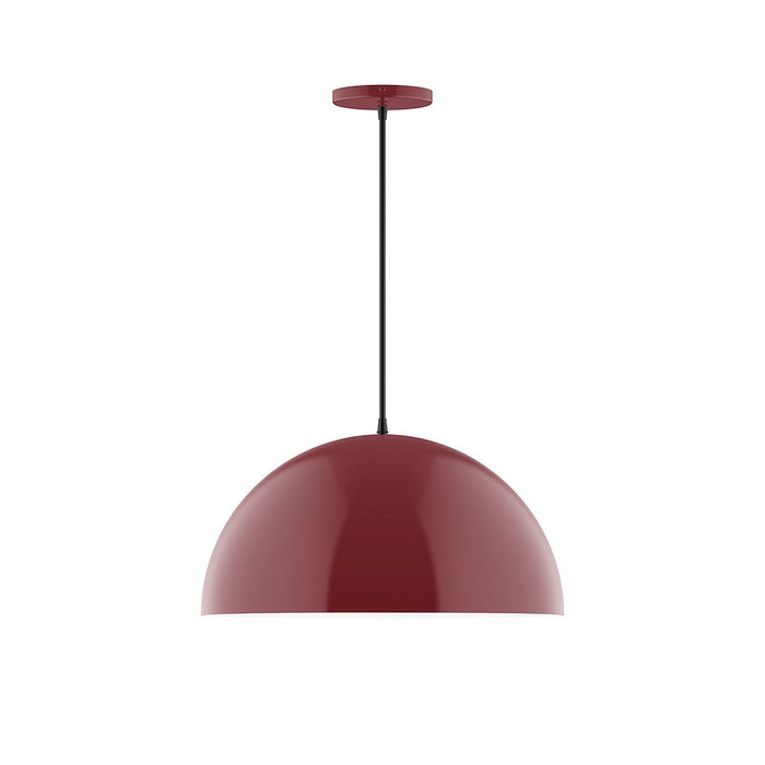 Axis Arcade 18" LED Pendant Light in Barn Red