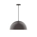 Arcade 18" LED Pendant in Bronze Matte | Montclair Light Works