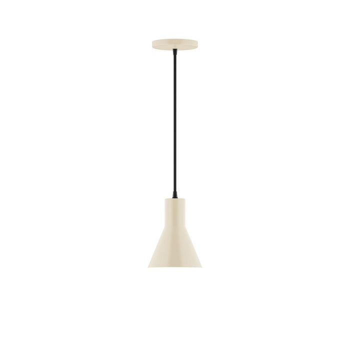 Axis Flare 6" LED Pendant Light in Cream