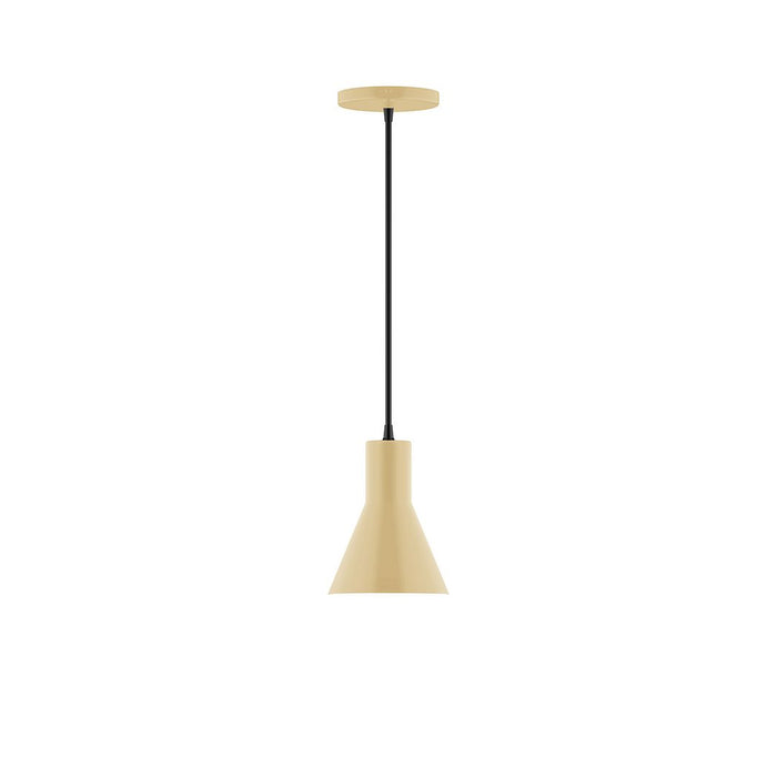 Axis Flare 6" LED Pendant Light in Ivory