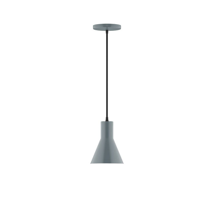 Axis Flare 6" LED Pendant Light in Slate Gray