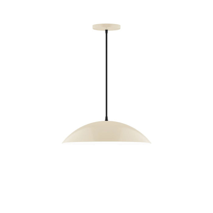 Axis Plateau 16" LED Pendant Light in Cream