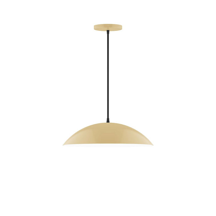 Axis Plateau 16" LED Pendant Light in Ivory