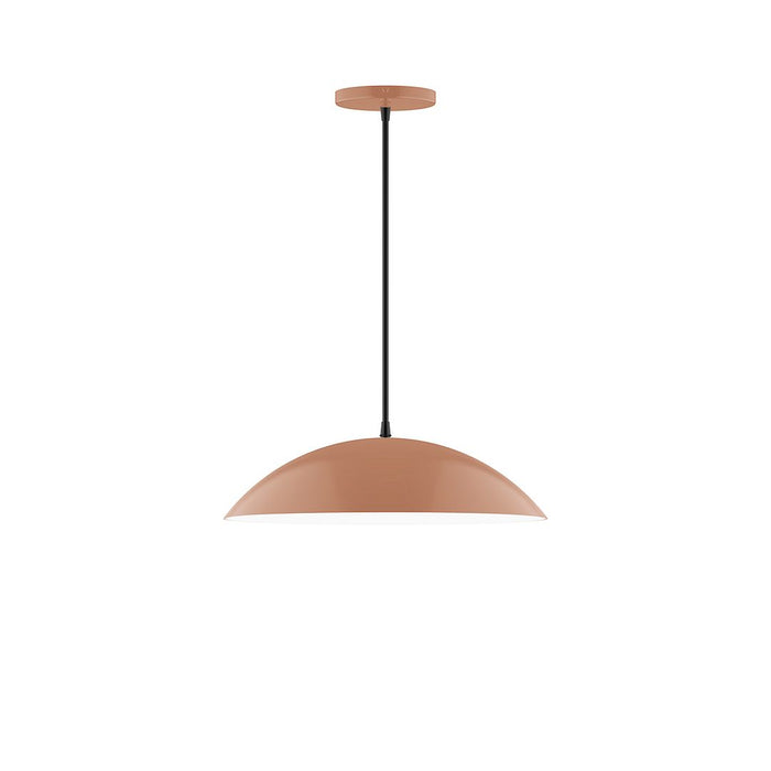 Axis Plateau 16" LED Pendant Light in Terracotta