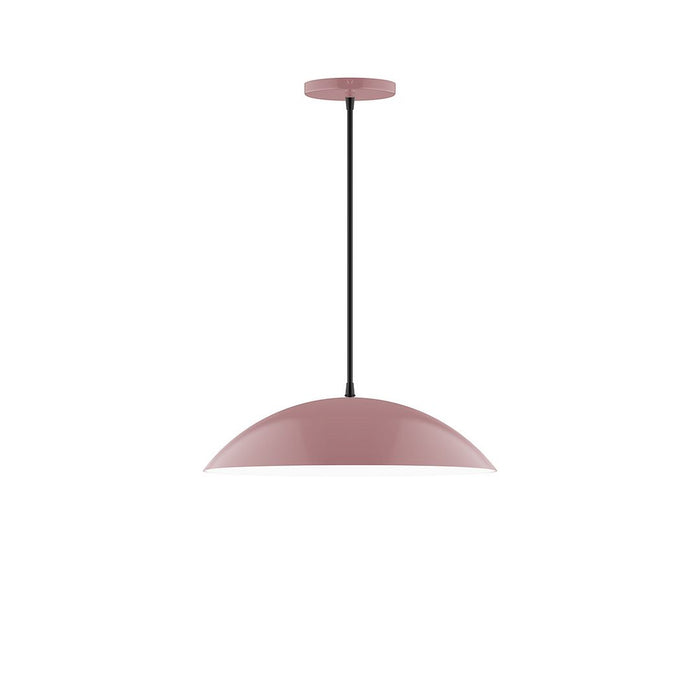 Axis Plateau 16" LED Pendant Light in Mauve