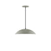 Plateau 16" Pendant in Moss Green | Montclair Light Works