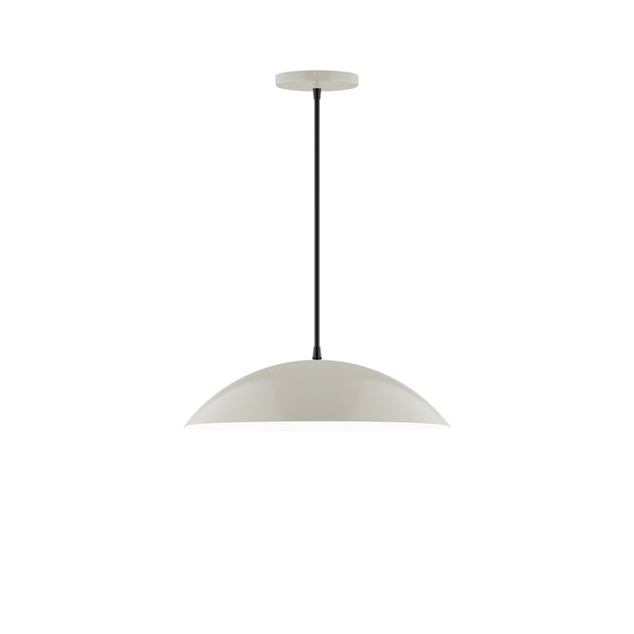 Plateau 16" LED Pendant in Silk Gray | Montclair Light Works