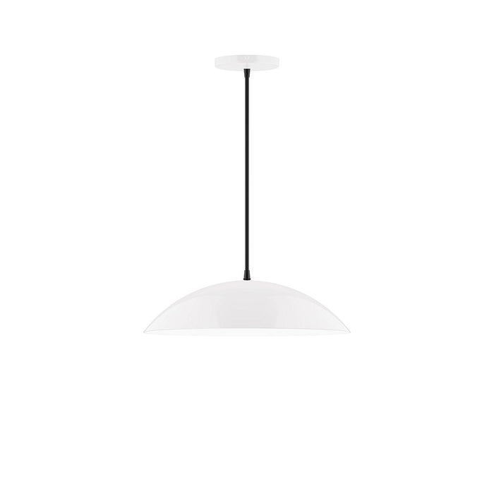 Axis Plateau 16" Pendant Light in White