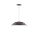 Plateau 16" Pendant in Architectural Bronze | Montclair Light Works
