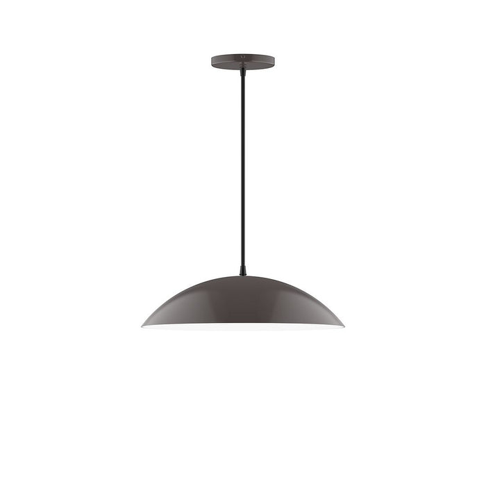 Axis Plateau 16" LED Pendant Light in Architectural Bronze