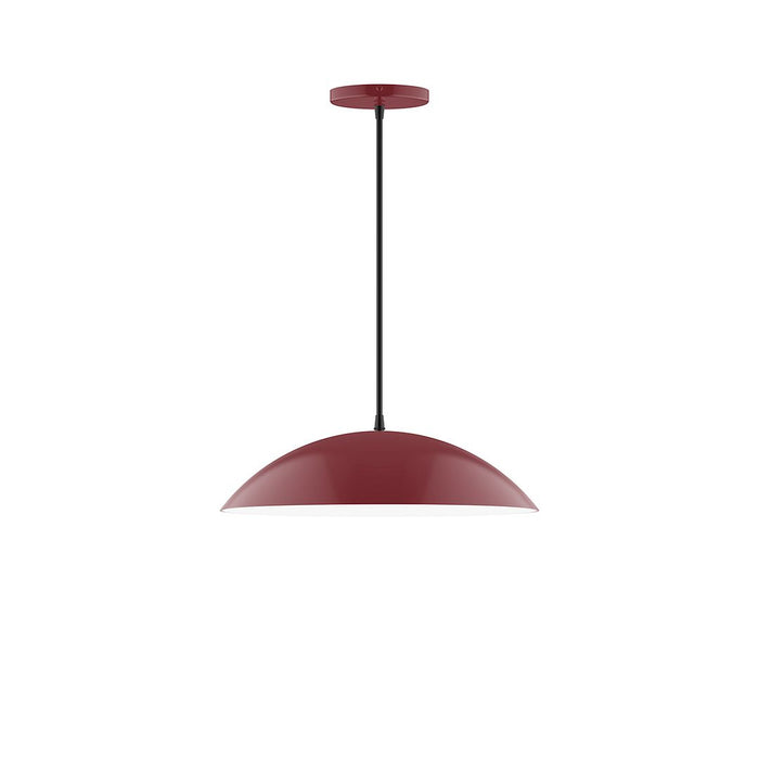 Axis Plateau 16" Pendant Light in Barn Red