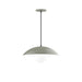 Plateau 16" Pendant in Moss Green | Montclair Light Works