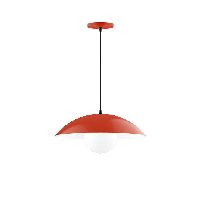 Plateau 16" Pendant in Vermillion | Montclair Light Works