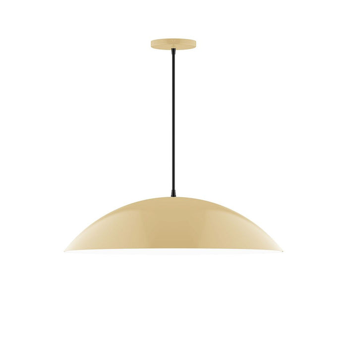 Axis Plateau 24" LED Pendant Light in Ivory