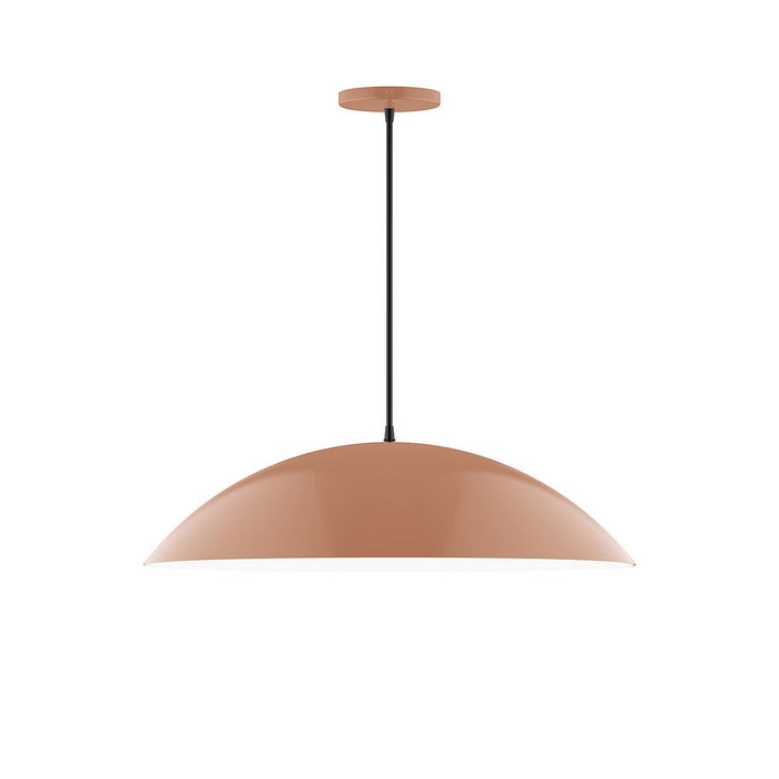 Axis Plateau 24" Pendant Light in Terracotta