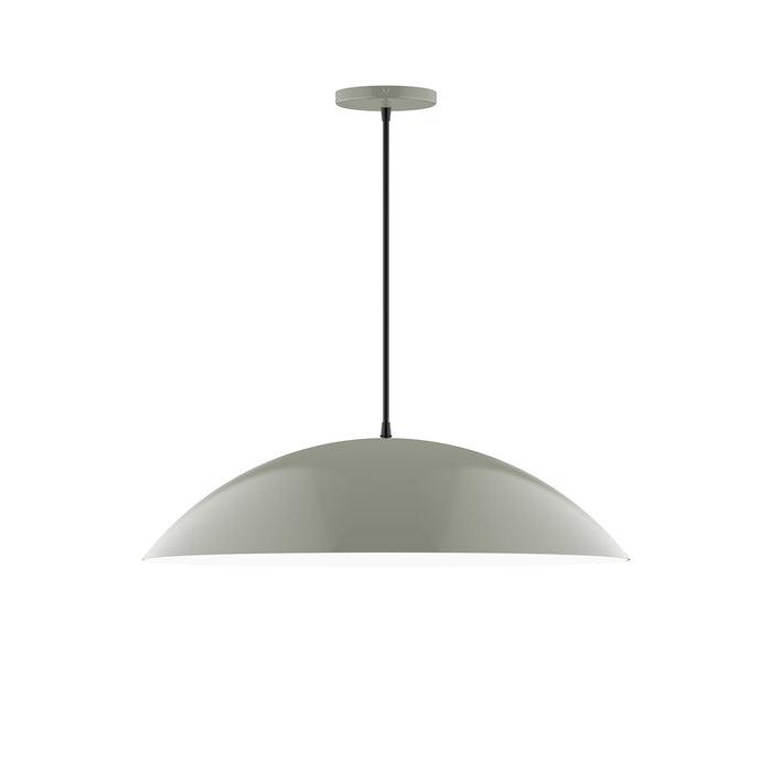 Plateau 24" Pendant in Moss Green | Montclair Light Works