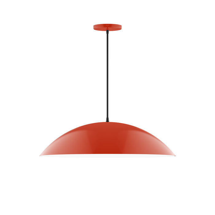 Plateau 24" Pendant in Vermillion | Montclair Light Works