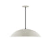 Plateau 24" LED Pendant in Silk Gray | Montclair Light Works
