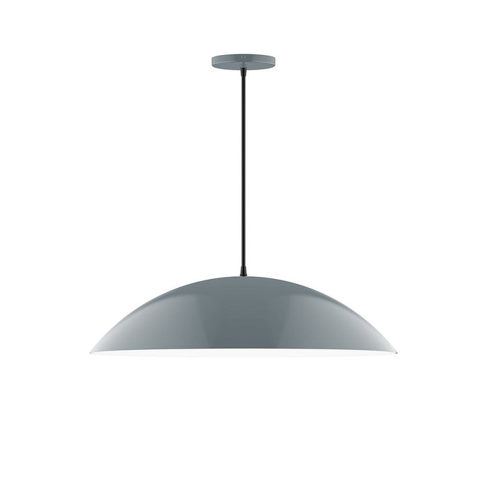 Axis Plateau 24" LED Pendant Light in Slate Gray