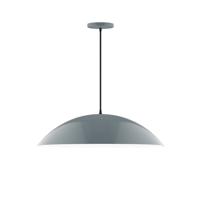 Plateau 24" LED Pendant in Slate Gray | Montclair Light Works