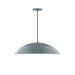 Plateau 24" LED Pendant in Slate Gray | Montclair Light Works