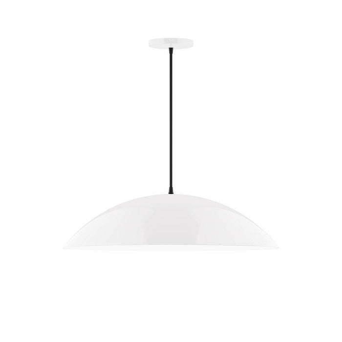 Axis Plateau 24" Pendant Light in White