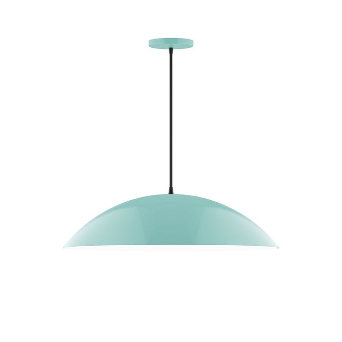 Axis Plateau 24" LED Pendant Light in Sea Green