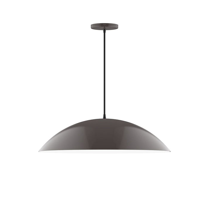 Axis Plateau 24" LED Pendant Light in Architectural Bronze