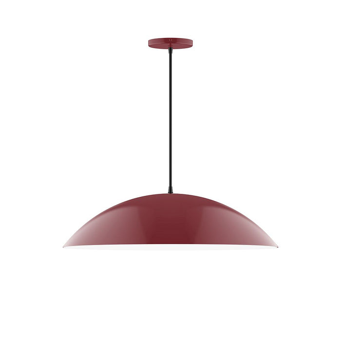 Axis Plateau 24" LED Pendant Light in Barn Red